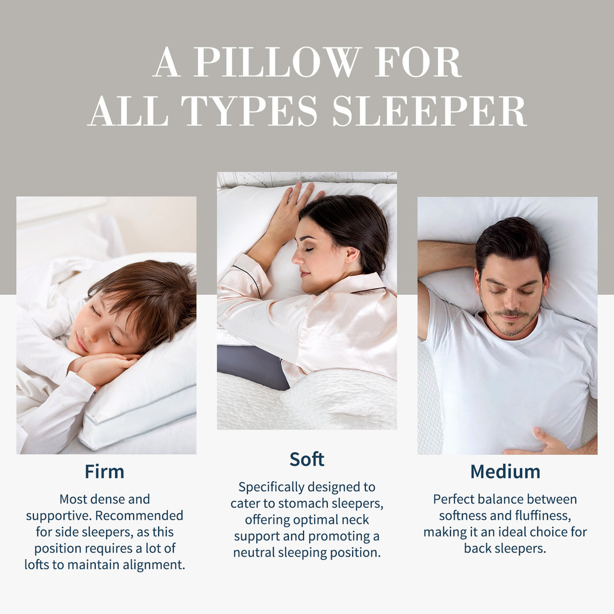 Globon Luxury Feather Down Pillow