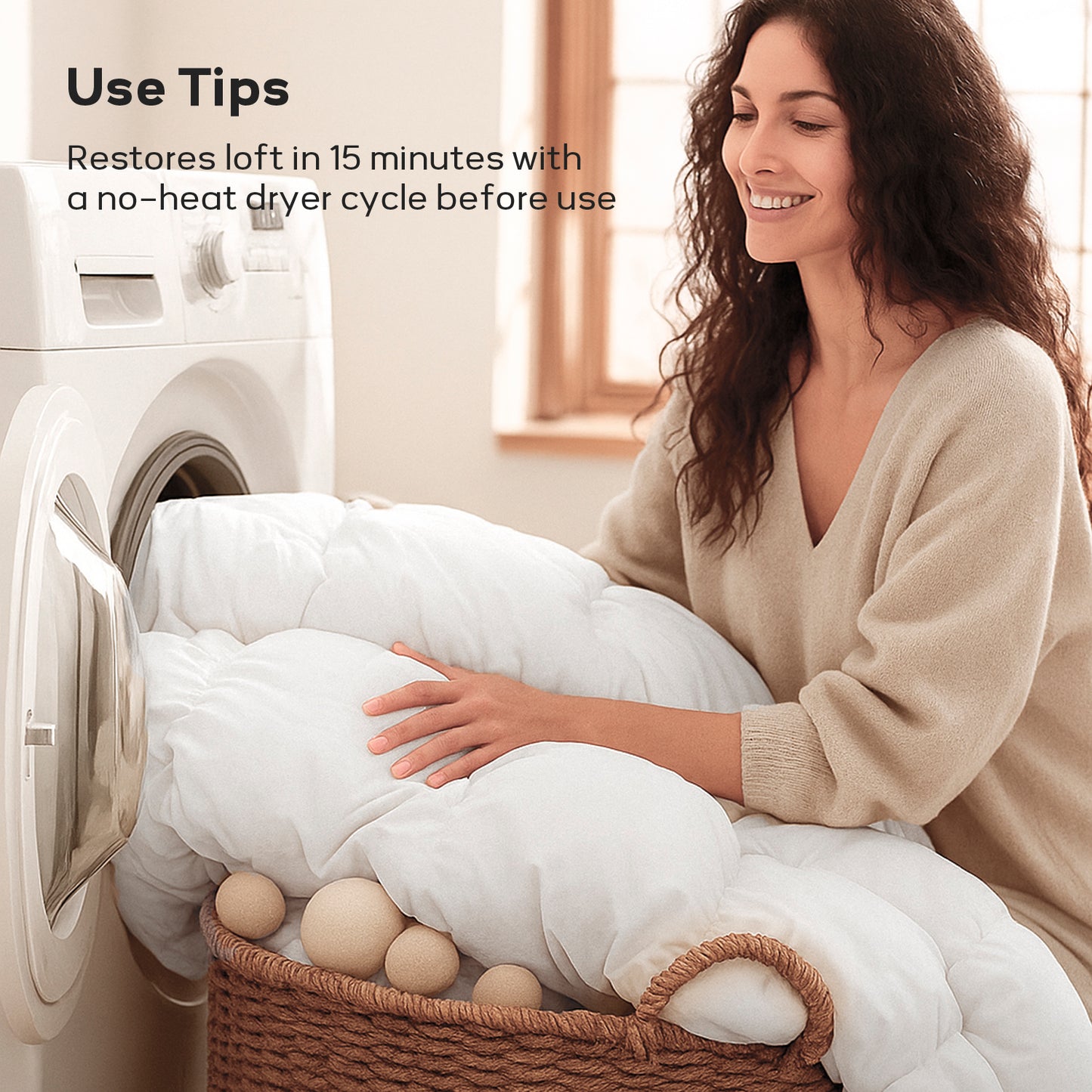 Globon Feather Down Comforter ,100% Cotton Shell , White Color