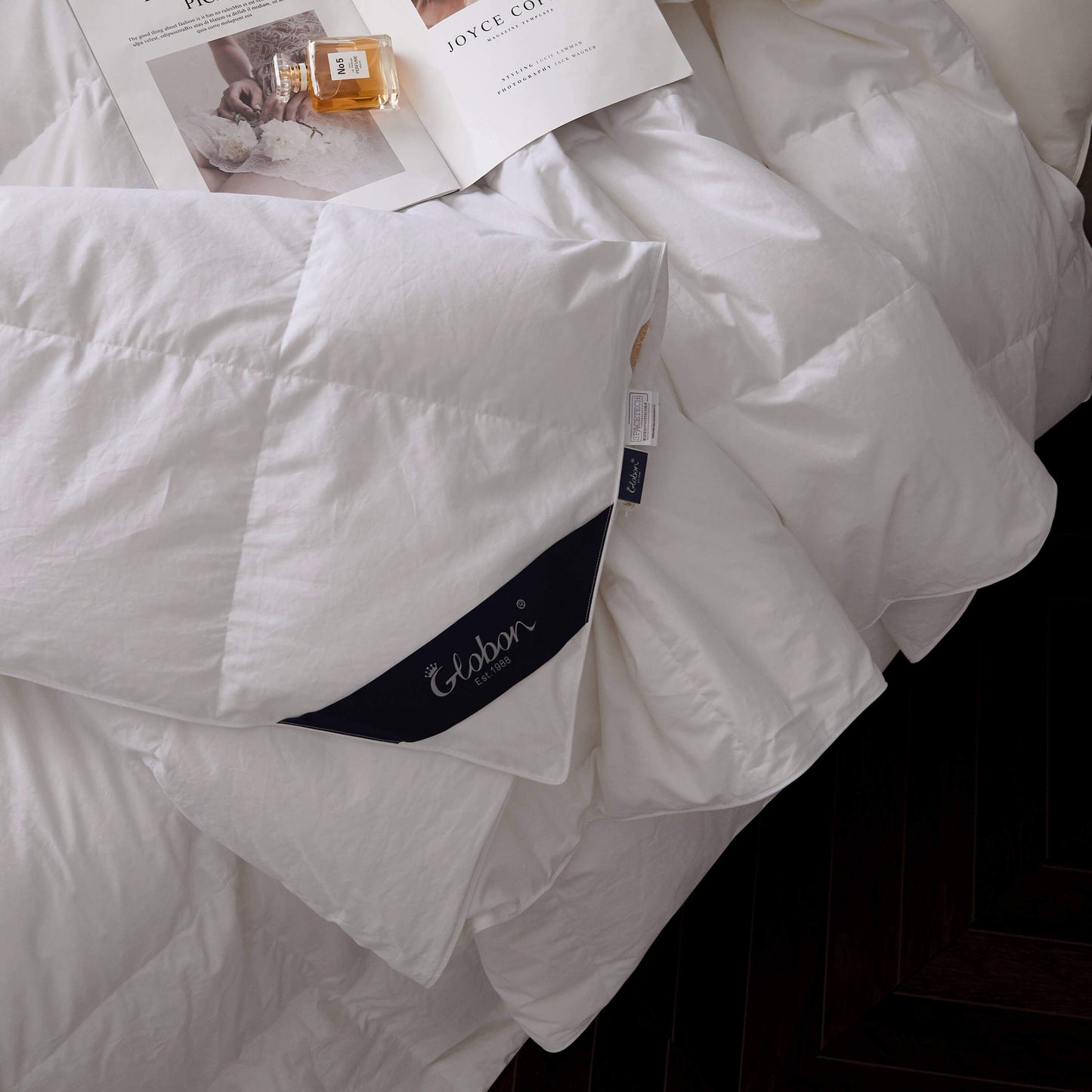 Globon Texcote All Season Down Comforter White Color
