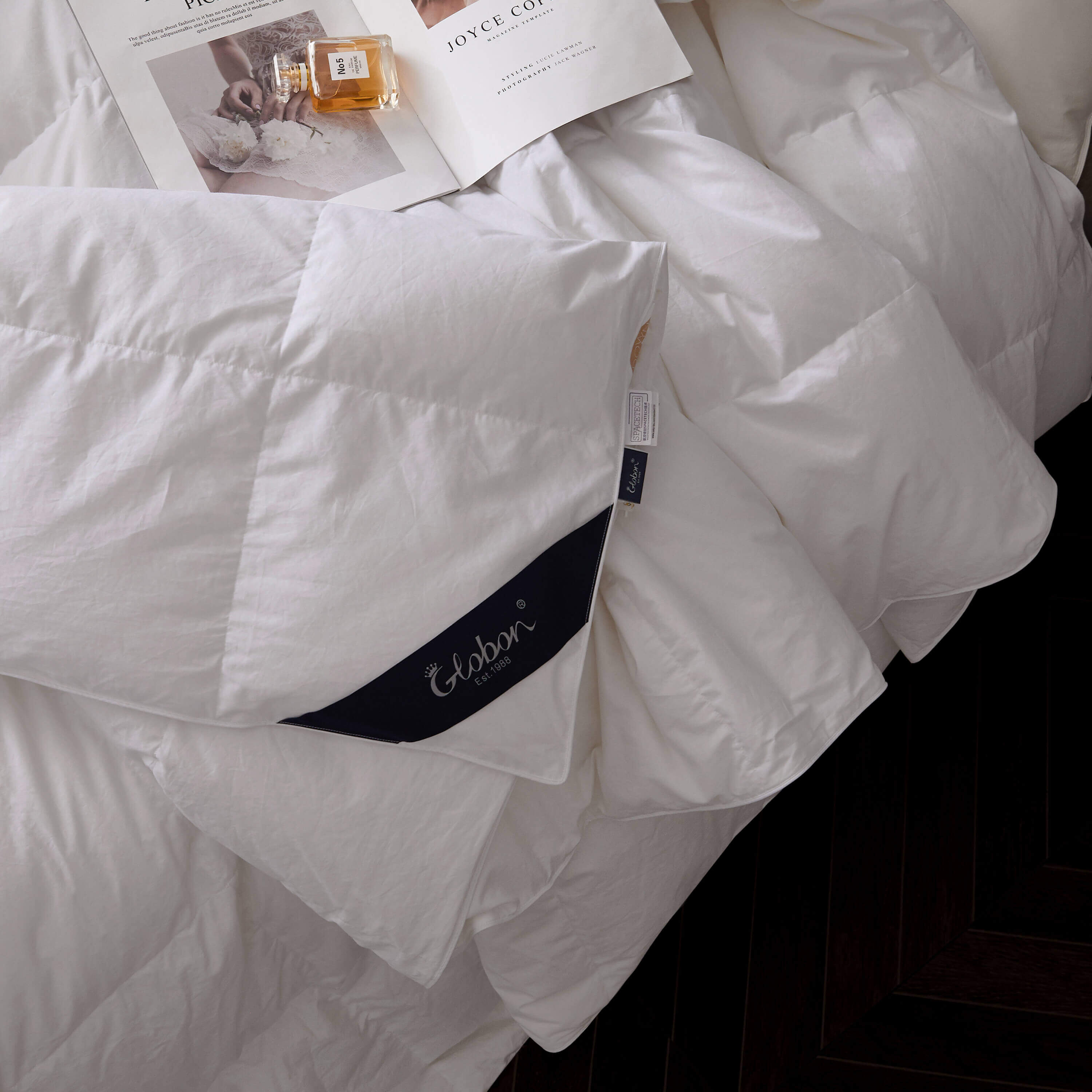 Globon All Season Goose Down Comforter White Color
