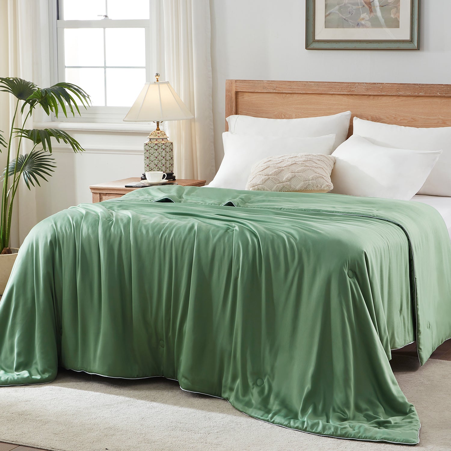 Globon Bamboo Viscose Cooling Comforter, Summer Blanket