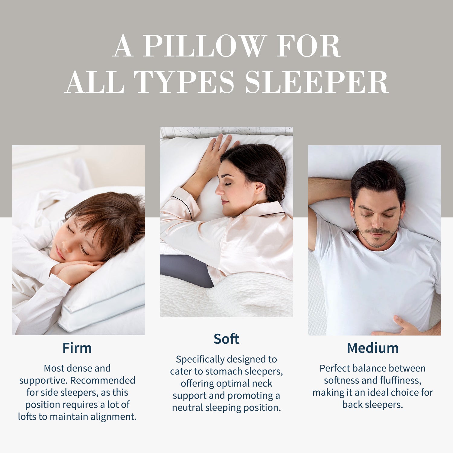 Globon Luxury Feather Down Pillow
