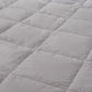 Globon Summer Down Blanket , Extra Lightweight  for Hot Sleepers, Noiseless & Extra Soft,12 Ounce Fill Weight, Grey