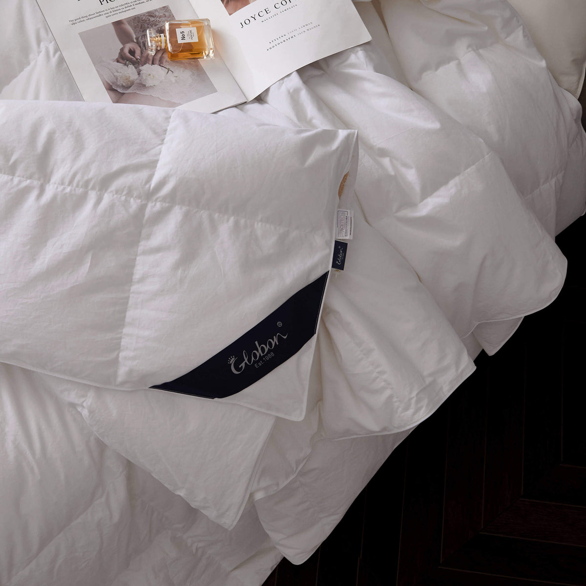 Globon All Season Goose Down Comforter White Color